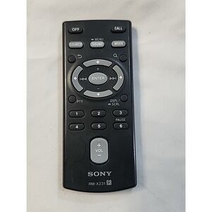 Sony RM-X231 Black Wireless Handheld Remote Control For Sony Car Stereo Receiver